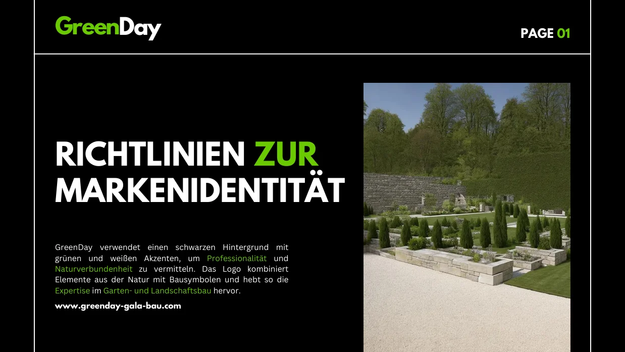 GreenDay GaLa-Bau – CI Concept