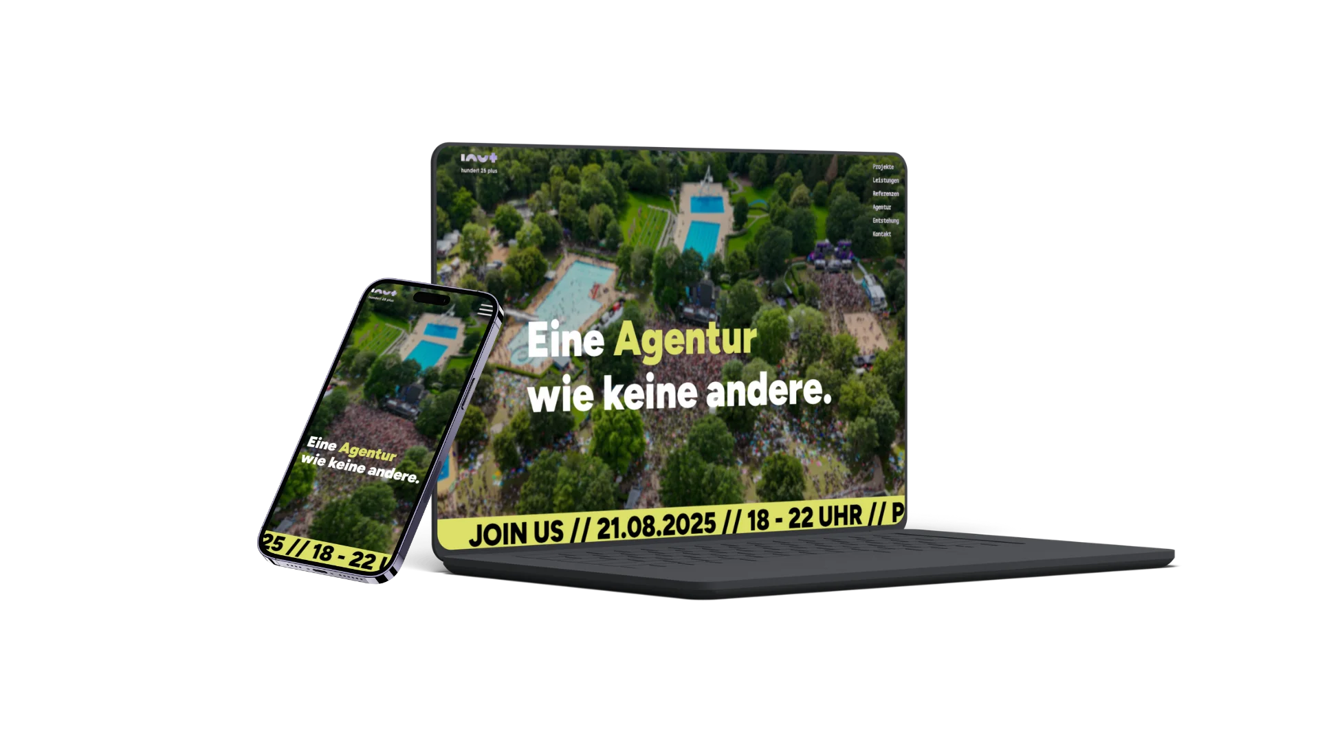 Resposive Webseite hundert 25 plus Gmb by DAST Media Resposive Webseite, hundert 25 plus GmbH | Programmiert von DAST Media