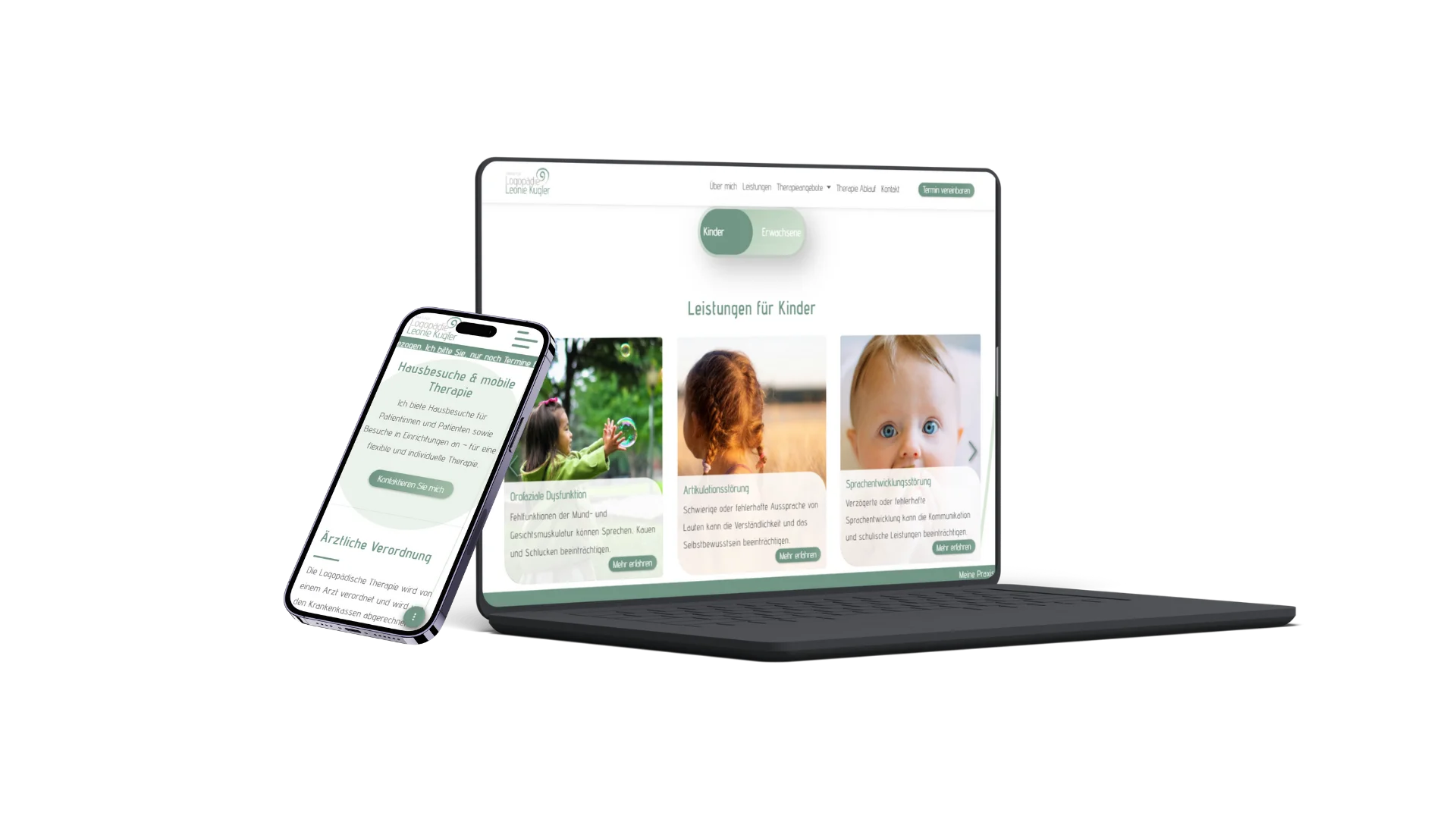 SEO Landingpage Logopädie Kugler Konstanz Beispiel einer Therapieseite – Logopädie Konstanz